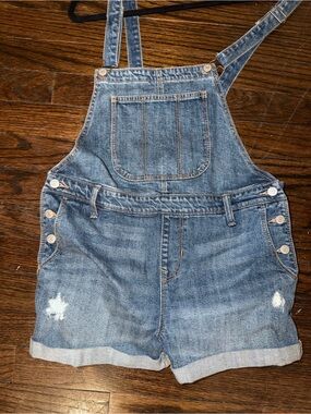 Old Navy Denim Short Overalls - Blue Jean